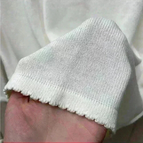 Alfred Dunner Womens Long Sleeve Floral Cardigan Ivory Size Large ZP-9643 - Picture 7 of 7